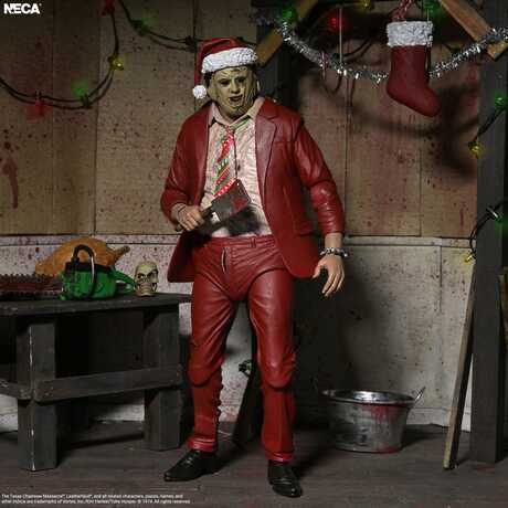 Texas Chainsaw Massacre Ultimate figurine Santa Leatherface NECA