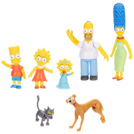 Simpsons pack 7 figurines Jakks Pacific