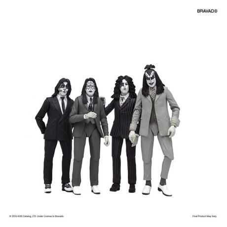 KISS pack 4 figurines Dressed to Kill Album Cover Neca