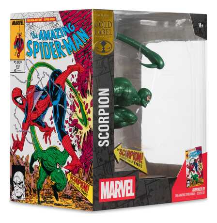 Marvel statuette PVC !/10 Scorpion (Metallic) (The Amazing Spider-Man #318) (Gold Label) McFarlane Toys