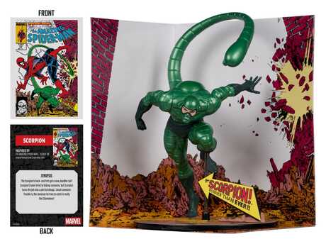 Marvel statuette PVC !/10 Scorpion (Metallic) (The Amazing Spider-Man #318) (Gold Label) McFarlane Toys