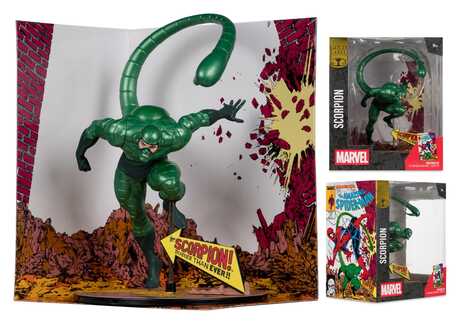 Marvel statuette PVC !/10 Scorpion (Metallic) (The Amazing Spider-Man #318) (Gold Label) McFarlane Toys