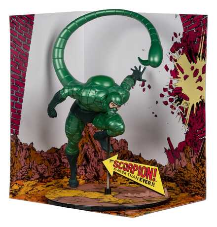 Marvel statuette PVC !/10 Scorpion (Metallic) (The Amazing Spider-Man #318) (Gold Label) McFarlane Toys