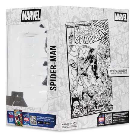Marvel statuette PVC !/10 Spider-Man (Line Art) (The Amazing Spider-Man #318) (Gold Label) McFarlane Toys