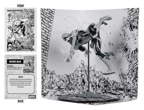 Marvel statuette PVC !/10 Spider-Man (Line Art) (The Amazing Spider-Man #318) (Gold Label) McFarlane Toys