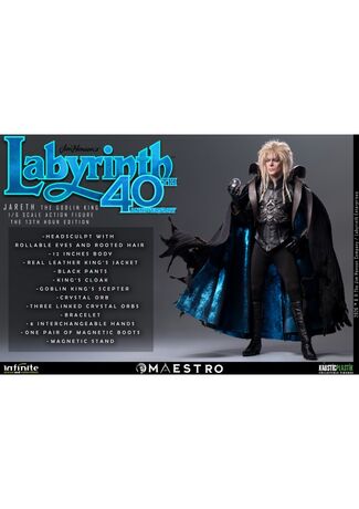Labyrinth Jareth The Goblin King 1/6 Action Figure The 13th Hour Edition Infinite Statue