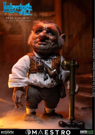 Labyrinth Hoggle The Dwarf 1/6 Action Figure Infinite Statue