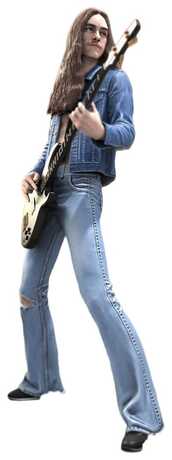 Metallica Rock Iconz figurine Cliff Burton III Knucklebonz