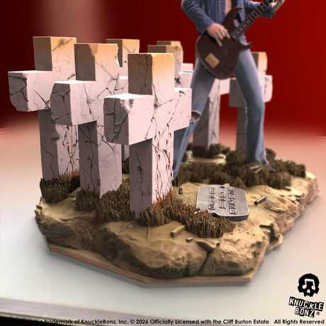 Metallica Rock Iconz figurine Cliff Burton III Knucklebonz