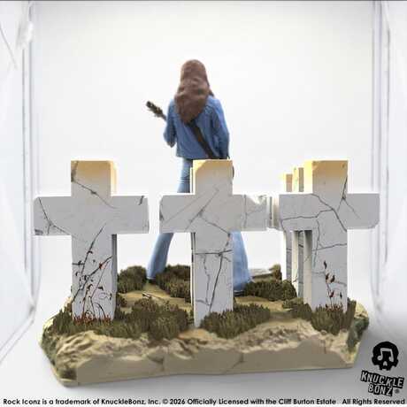 Metallica Rock Iconz figurine Cliff Burton III Knucklebonz