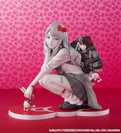 Junji Ito figurine PVC Gyaru Tomie x Hello Kitty Good Smile Company