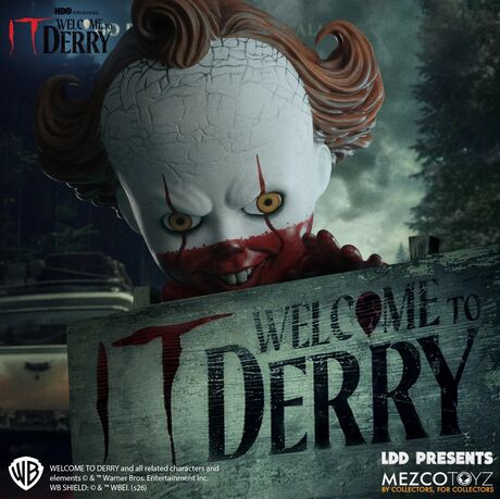 LDD  Ça (It) Living Dead Dolls poupée Welcome To Derry Pennywise Mezco