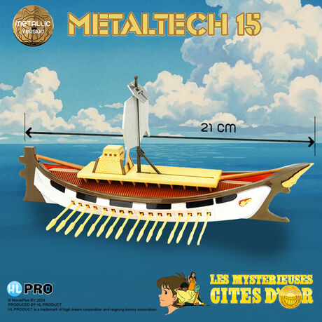 Les Mysterieuses Cites D'Or Metaltech 15 Solaris Metallic Boite Française HL PRO