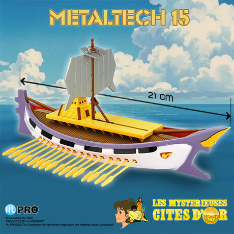 Les Mysterieuses Cites D'Or Metaltech 15 Solaris Boite Française HL PRO