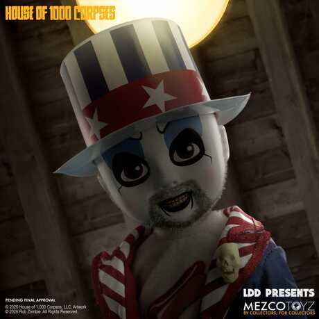 La Maison des mille morts LDD Presents poupée Captain Spaulding Mezco
