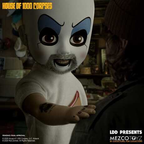 La Maison des mille morts LDD Presents poupée Captain Spaulding Mezco