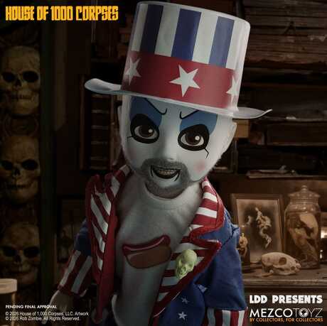La Maison des mille morts LDD Presents poupée Captain Spaulding Mezco