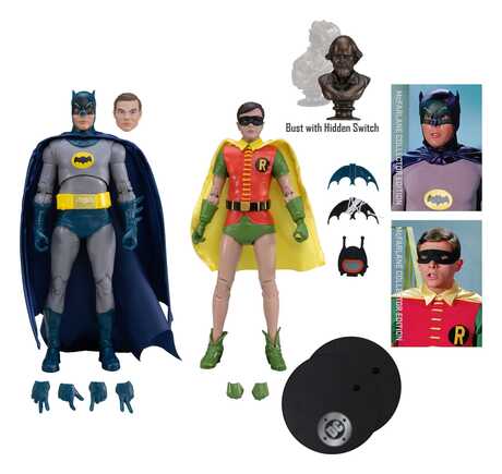 Batman Classic TV Series DC Multiverse McFarlane Collector Edition pack 2 figurines Batman et Robin  McFarlane Toys