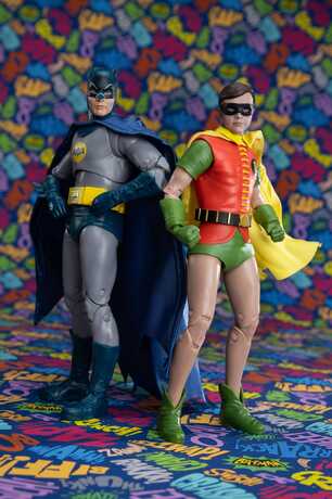 Batman Classic TV Series DC Multiverse McFarlane Collector Edition pack 2 figurines Batman et Robin  McFarlane Toys