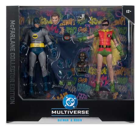 Batman Classic TV Series DC Multiverse McFarlane Collector Edition pack 2 figurines Batman et Robin  McFarlane Toys