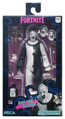 Fortnite X Terrifier Art The Clown Action Figure NECA
