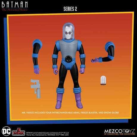 DC Comics figurines 5 Points Batman: The Animated : serie 2 Mezco