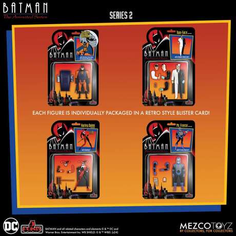 DC Comics figurines 5 Points Batman: The Animated : serie 2 Mezco