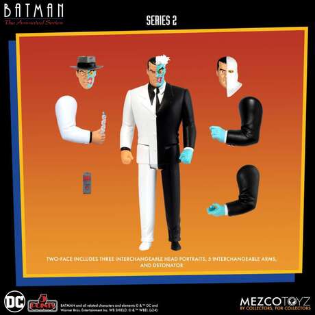 DC Comics figurines 5 Points Batman: The Animated : serie 2 Mezco