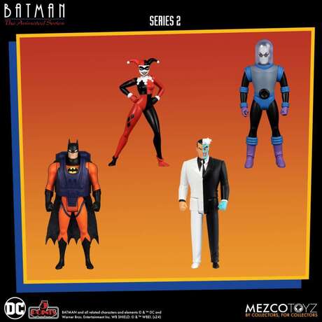 DC Comics figurines 5 Points Batman: The Animated : serie 2 Mezco