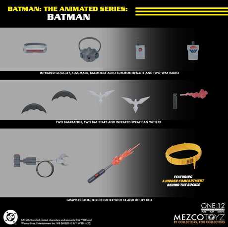 Batman: The Animated Series figurine 1/12 Batman Mezco