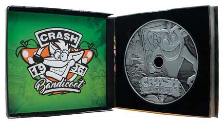 Crash Bandicoot réplique Metal CD-ROM Collectible Limited Edition Fanattik