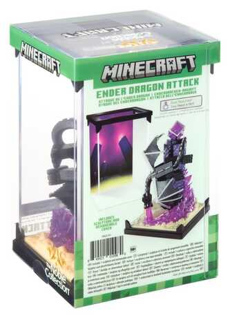 Minecraft Figurine Diorama Ender Dragon Attack Noble collection