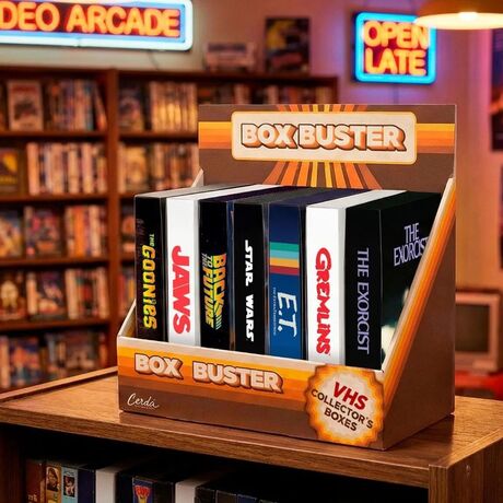 Goonies VHS Retro box buster Gift Set Limited Edition CERDA