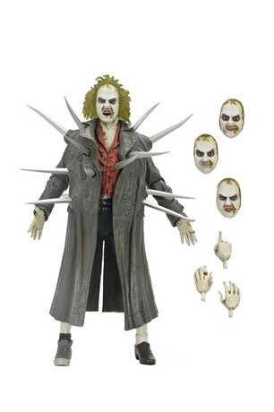 Beetlejuice (1988) diorama Trenchcoat with Spikes Inferno Room Deluxe Set Neca
