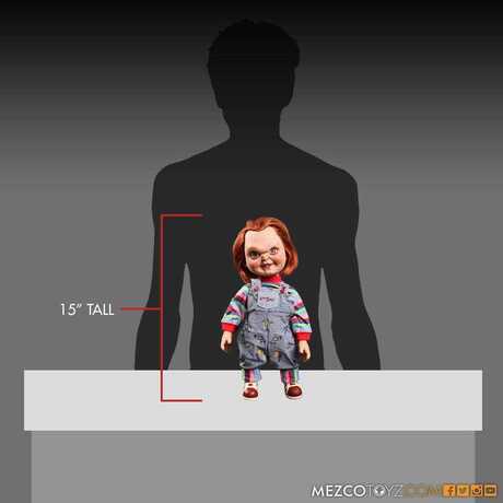 Chucky Jeu d´enfant poupée sonore Sneering Chucky 38cm Mezco