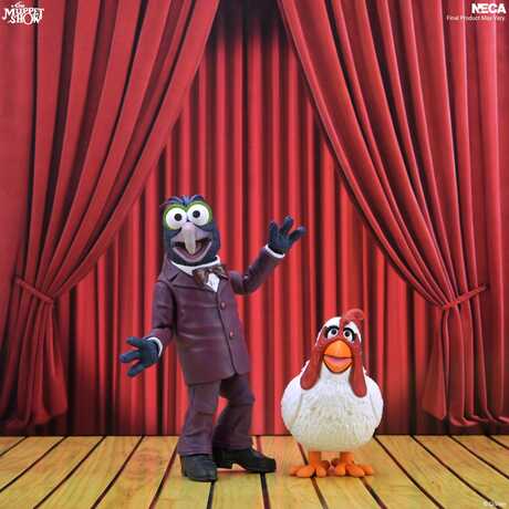 The Muppets Ultimate figurine Gonzo with Camilla NECA