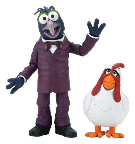 The Muppets Ultimate figurine Gonzo with Camilla NECA