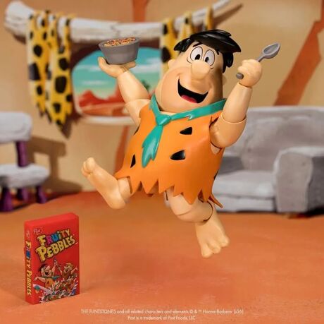 Les Pierrafeu Fruity Pebbles Fred Flintstones 1/12 Action Figure JADA