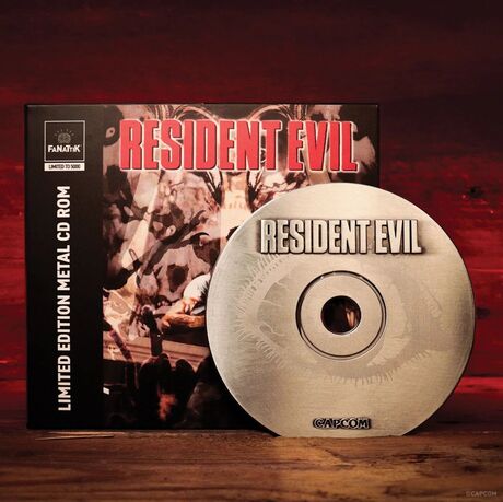 Resident Evil 30th Anniversary Limited Edition Cd-rom Replica Fanattik