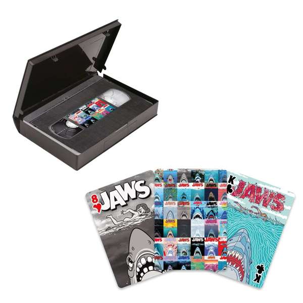 Jaws posters premium playing cards Les dents de la mer Jeux de cartes + boite de rangement AQUARIUS