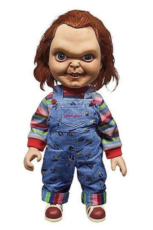 Chucky Jeu d´enfant poupée sonore Sneering Chucky 38cm Mezco