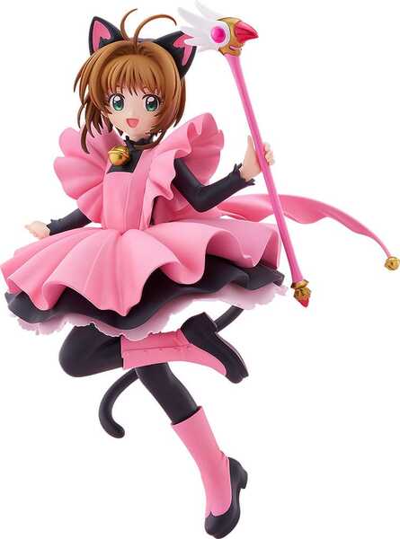 Cardcaptor Sakura statuette PVC Pop Up Parade Sakura Kinomoto: Black Cat Costume Ver. L Size Good Smile Company