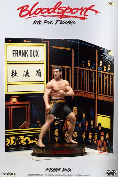 JCVD Bloodsport Frank Dux 1/10 pvc figure Icon X Infinite Statue