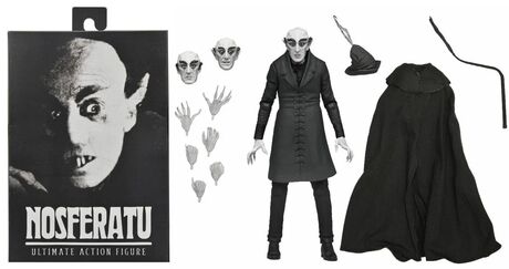 Nosferatu (1922) figurine Ultimate Count Orlok  black & white AF Neca