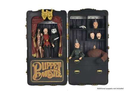 Puppet Master Leech Woman And Toulon Puppet Case 2 Pack Neca
