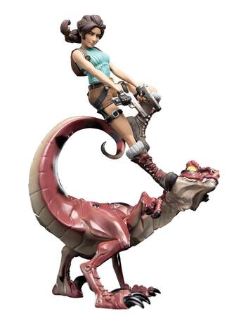 Tomb Raider figurine Mini Epics Lara Croft & Raptor WETA