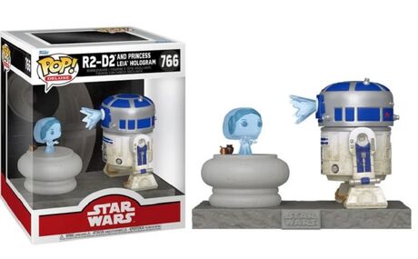 Star Wars POP! Deluxe Vinyl figurine R2D2 w/Leia Funko