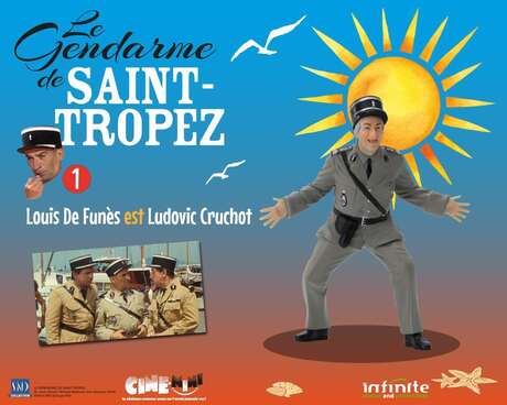 Le gendarme de Saint-Tropez #1 Louis De Funes est Ludovic Cruchot cine-mini pvc Infinite Statue