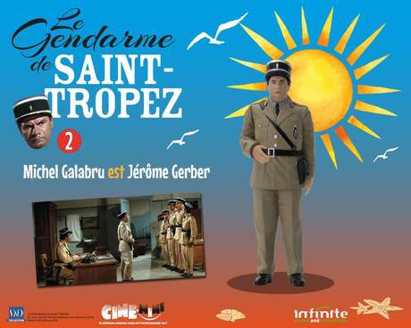 Le gendarme de Saint-Tropez #2 Michel Galabru est Jérôme Gerber cine-mini pvc Infinite Statue