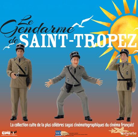 Set Le gendarme de Saint-Tropez 3 Figurines cine-mini pvc Infinite Statue